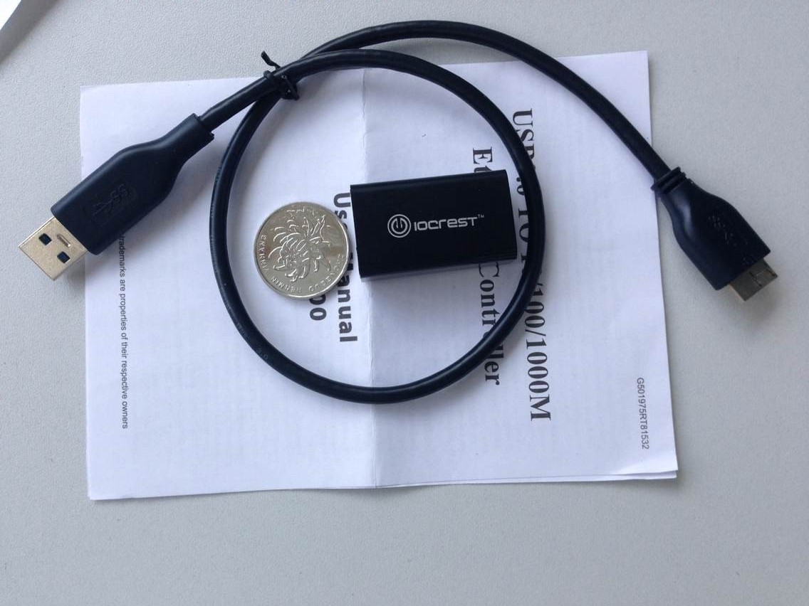 轻薄便携式高速USB 3.0 转千兆网卡评测