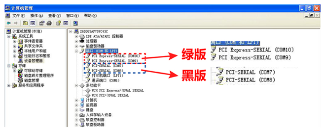 火眼金睛选购PCI-E原生串口卡