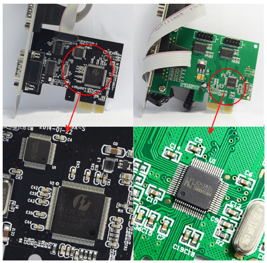 火眼金睛选购PCI-E原生串口卡