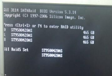 关于3114-3124RAID5修复的说明