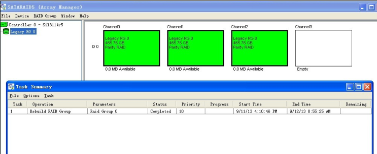 关于3114-3124RAID5修复的说明