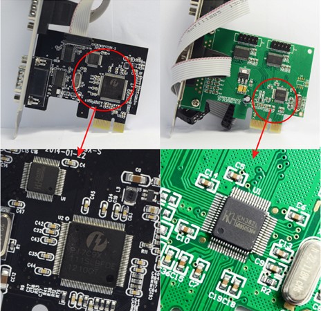 扒串口信号强化的皮-火眼金睛选购PCI-E原生串口卡