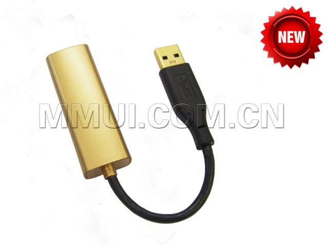 土豪金版USB3.0千兆网卡，你也可以拥有！
