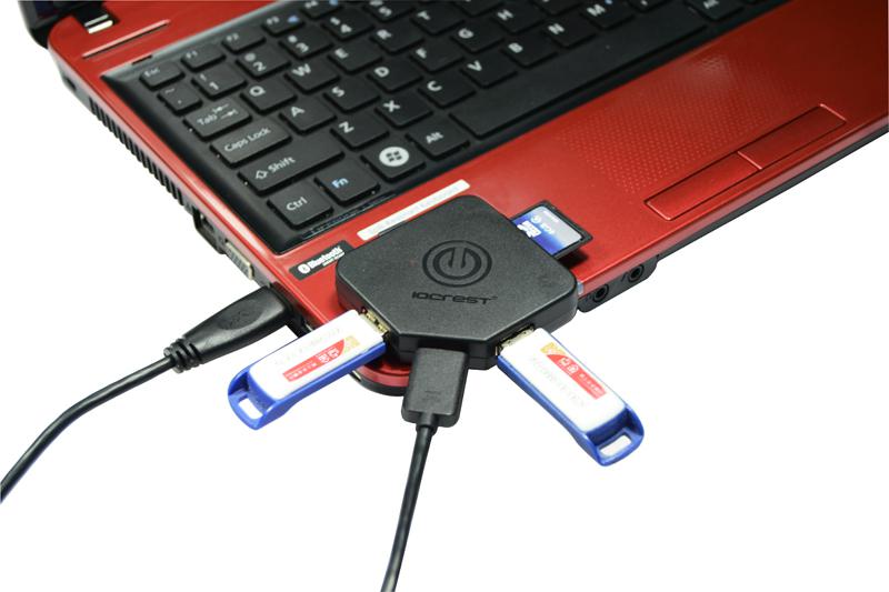 乐扩多功能高速USB3.0 HUB读卡器评测