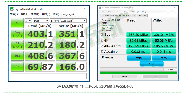 乐扩SATA3.0扩展卡性能稳定 速度快