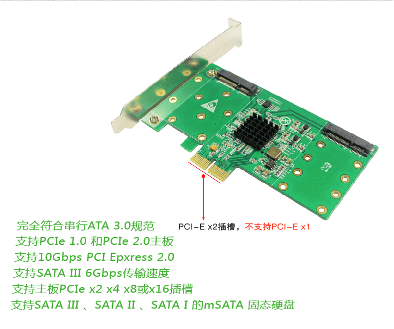 新品推介：乐扩PCI-E转4 x mSATA SSD 阵列卡