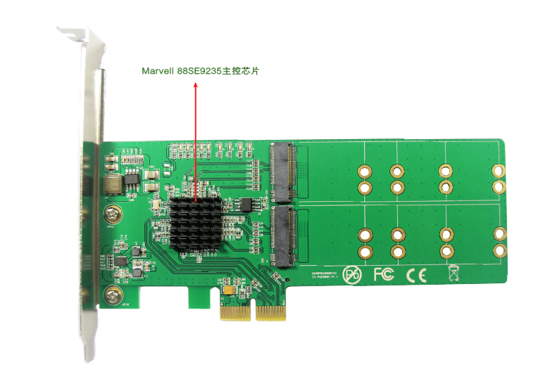 突破性能瓶颈 乐扩PCI-E转4 X NGFF M.2扩展卡